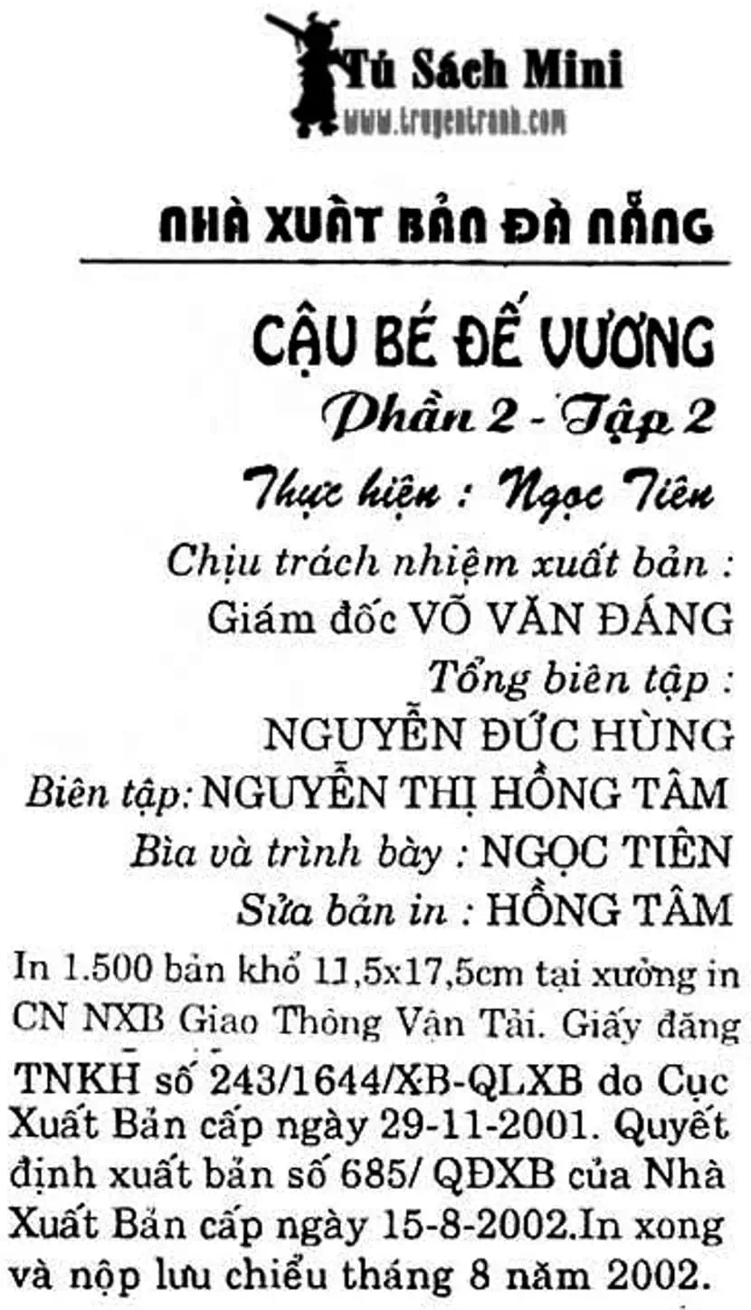 Truyện Tranh Cậu Bé Đế Vương trang 5
