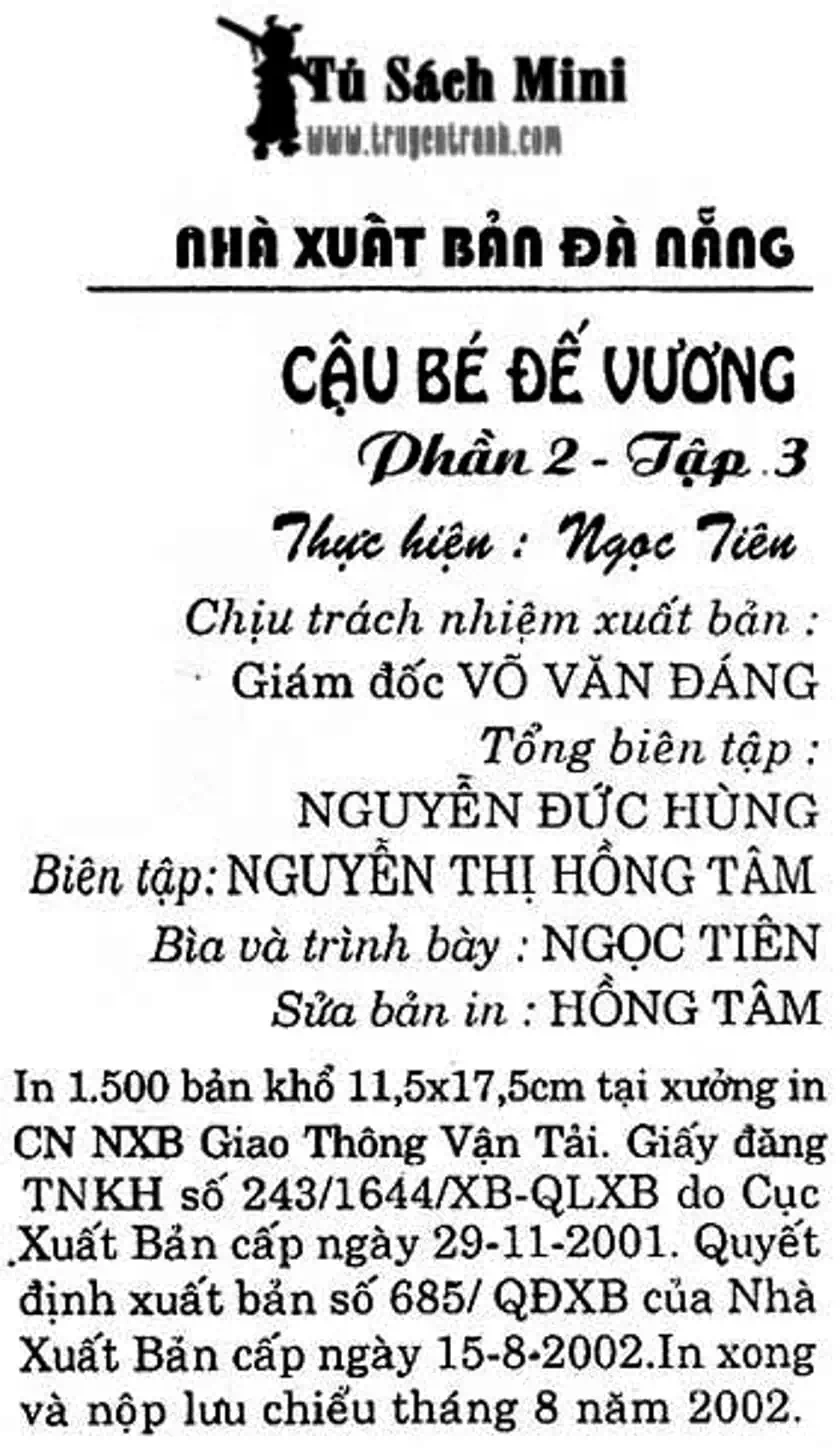 Truyện Tranh Cậu Bé Đế Vương trang 5