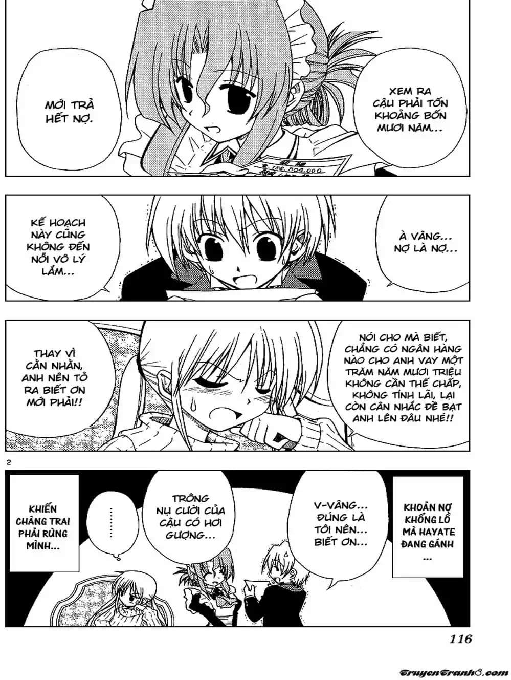 Truyện Tranh Chàng Quản Gia - Hayate No Gotoku trang 4