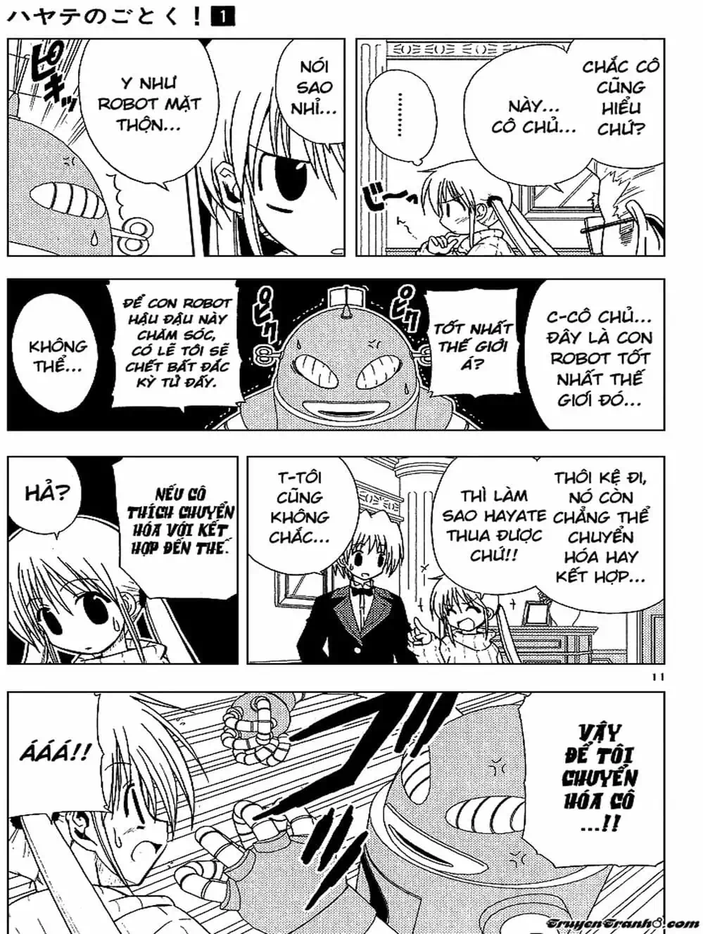 Truyện Tranh Chàng Quản Gia - Hayate No Gotoku trang 4