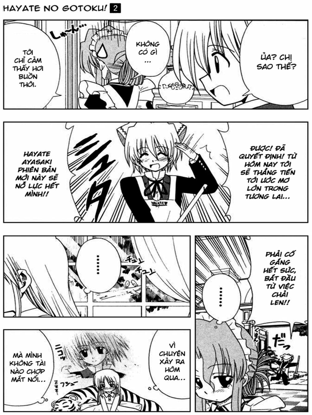 Truyện Tranh Chàng Quản Gia - Hayate No Gotoku trang 4