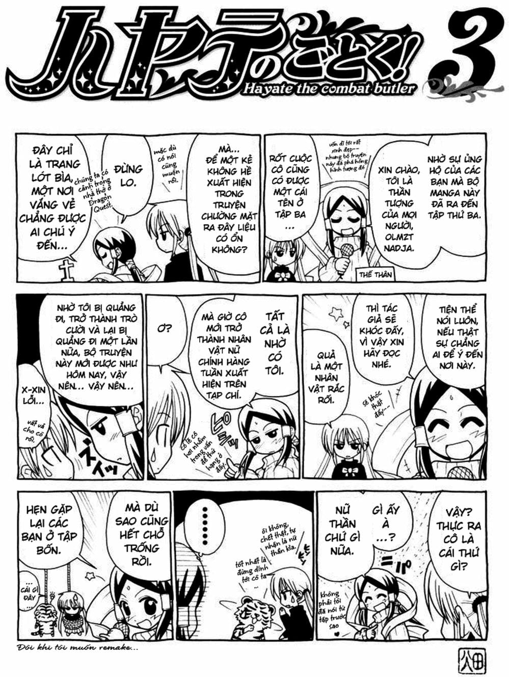 Truyện Tranh Chàng Quản Gia - Hayate No Gotoku trang 4