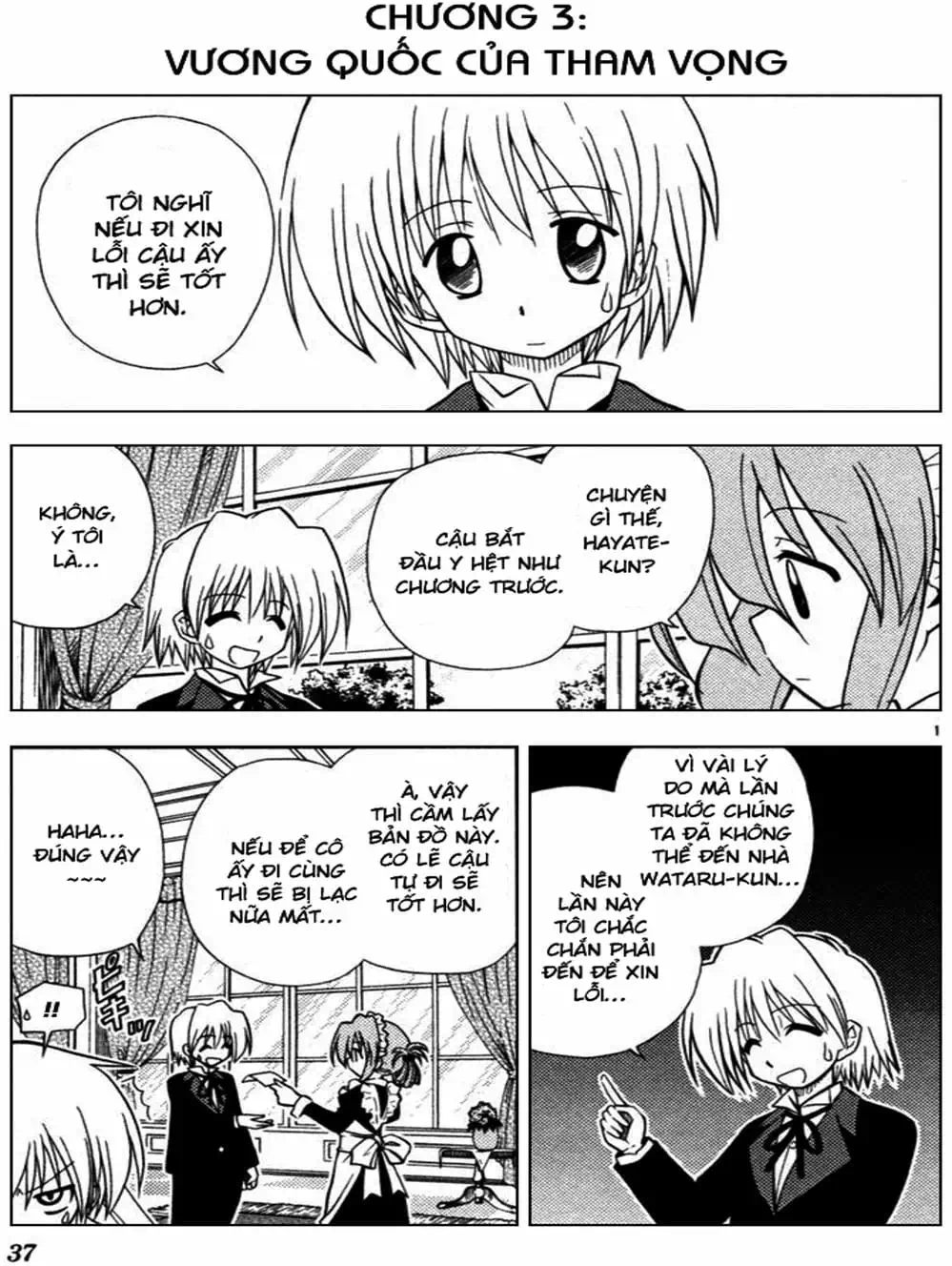 Truyện Tranh Chàng Quản Gia - Hayate No Gotoku trang 4