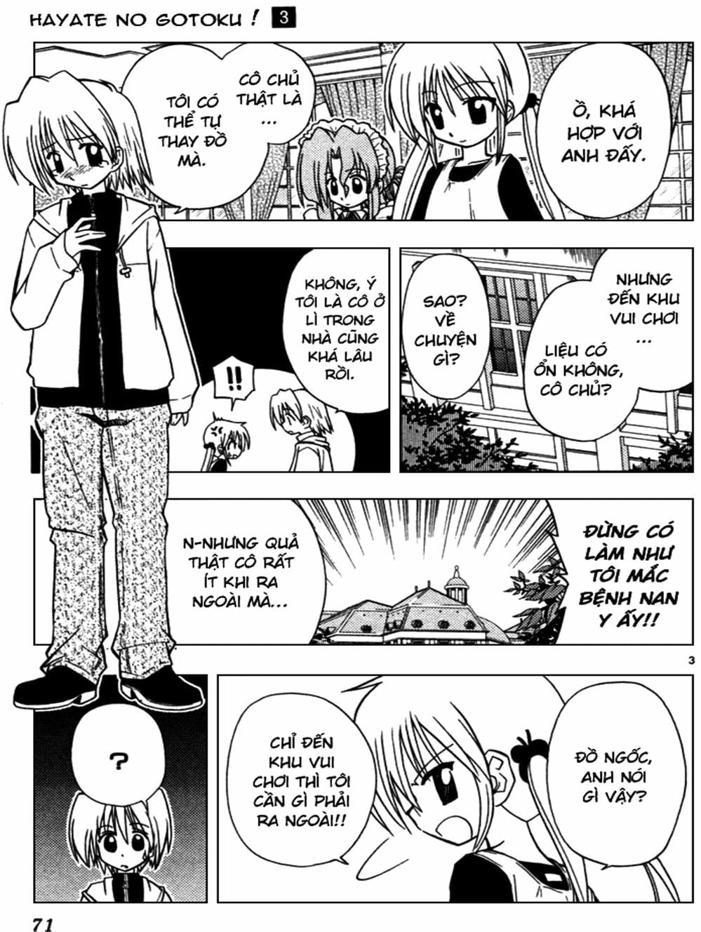 Truyện Tranh Chàng Quản Gia - Hayate No Gotoku trang 4
