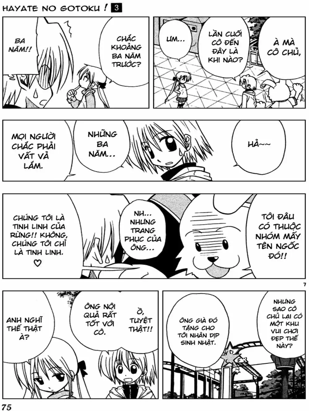 Truyện Tranh Chàng Quản Gia - Hayate No Gotoku trang 4