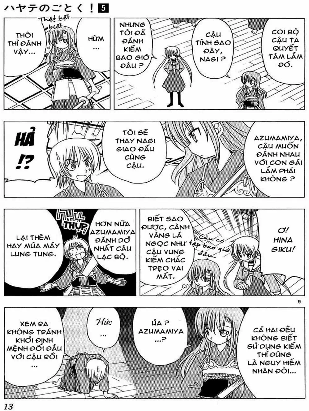 Truyện Tranh Chàng Quản Gia - Hayate No Gotoku trang 4