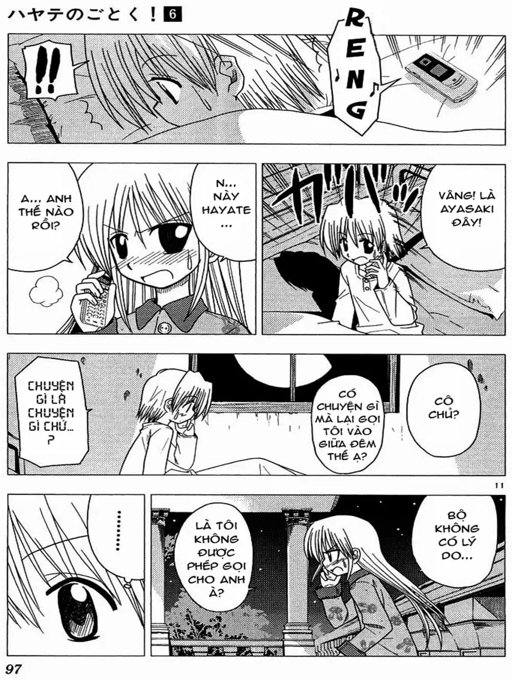 Truyện Tranh Chàng Quản Gia - Hayate No Gotoku trang 4