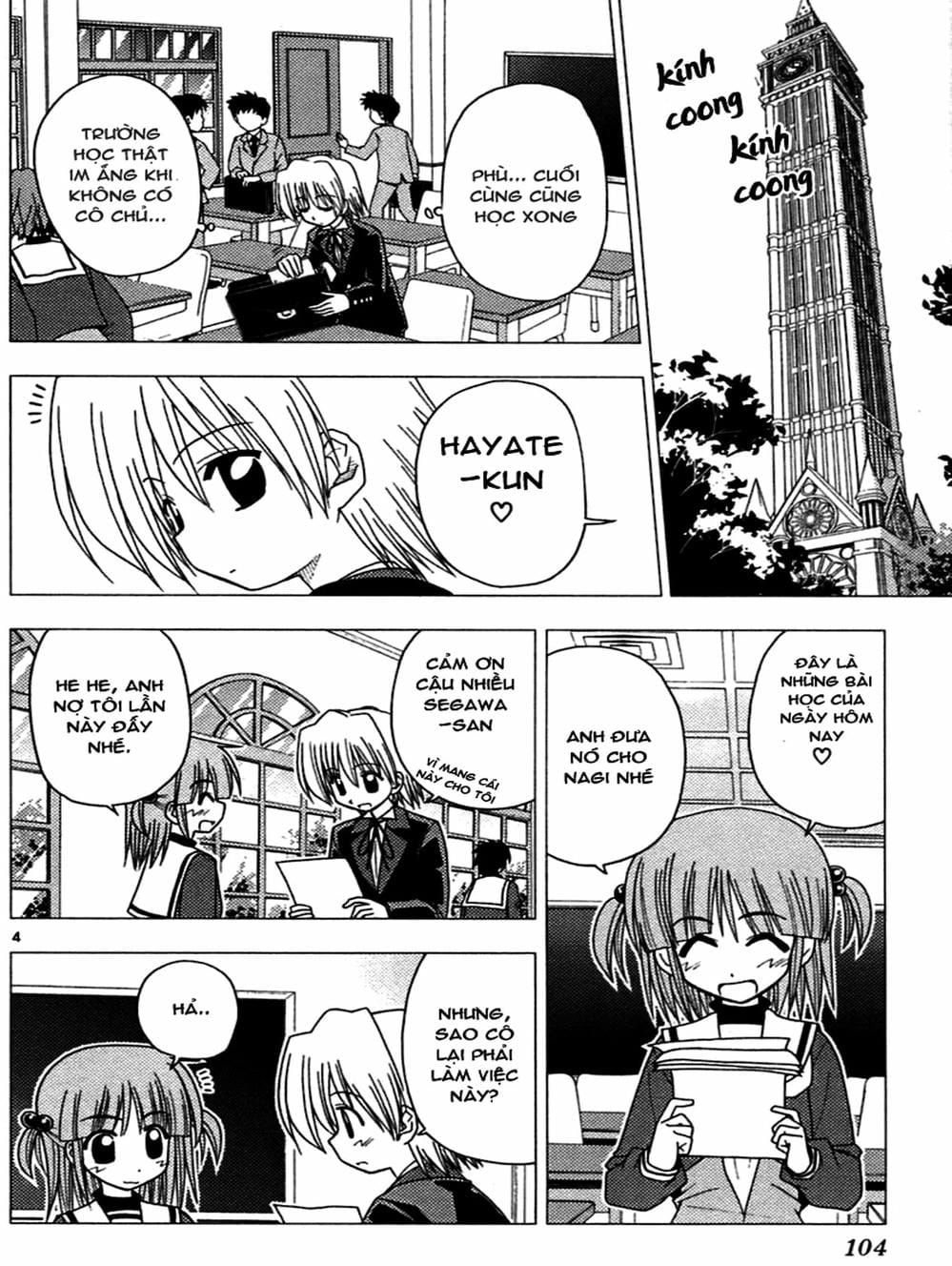 Truyện Tranh Chàng Quản Gia - Hayate No Gotoku trang 4