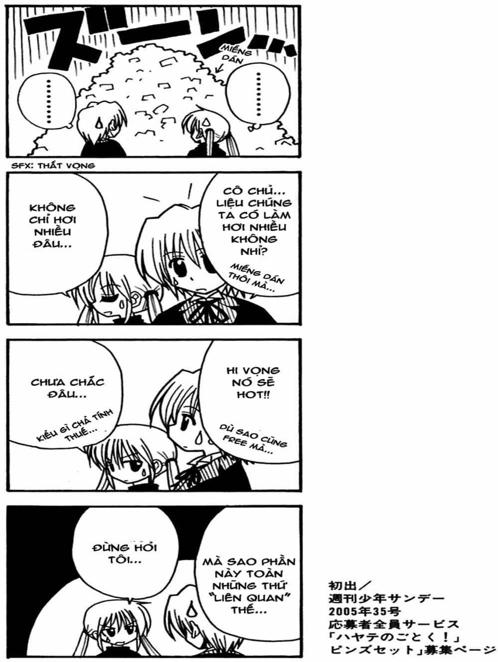 Truyện Tranh Chàng Quản Gia - Hayate No Gotoku trang 4