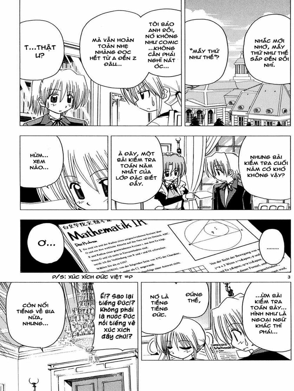 Truyện Tranh Chàng Quản Gia - Hayate No Gotoku trang 4