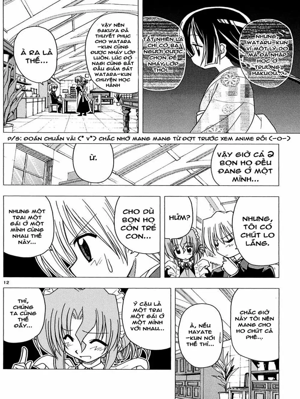 Truyện Tranh Chàng Quản Gia - Hayate No Gotoku trang 4