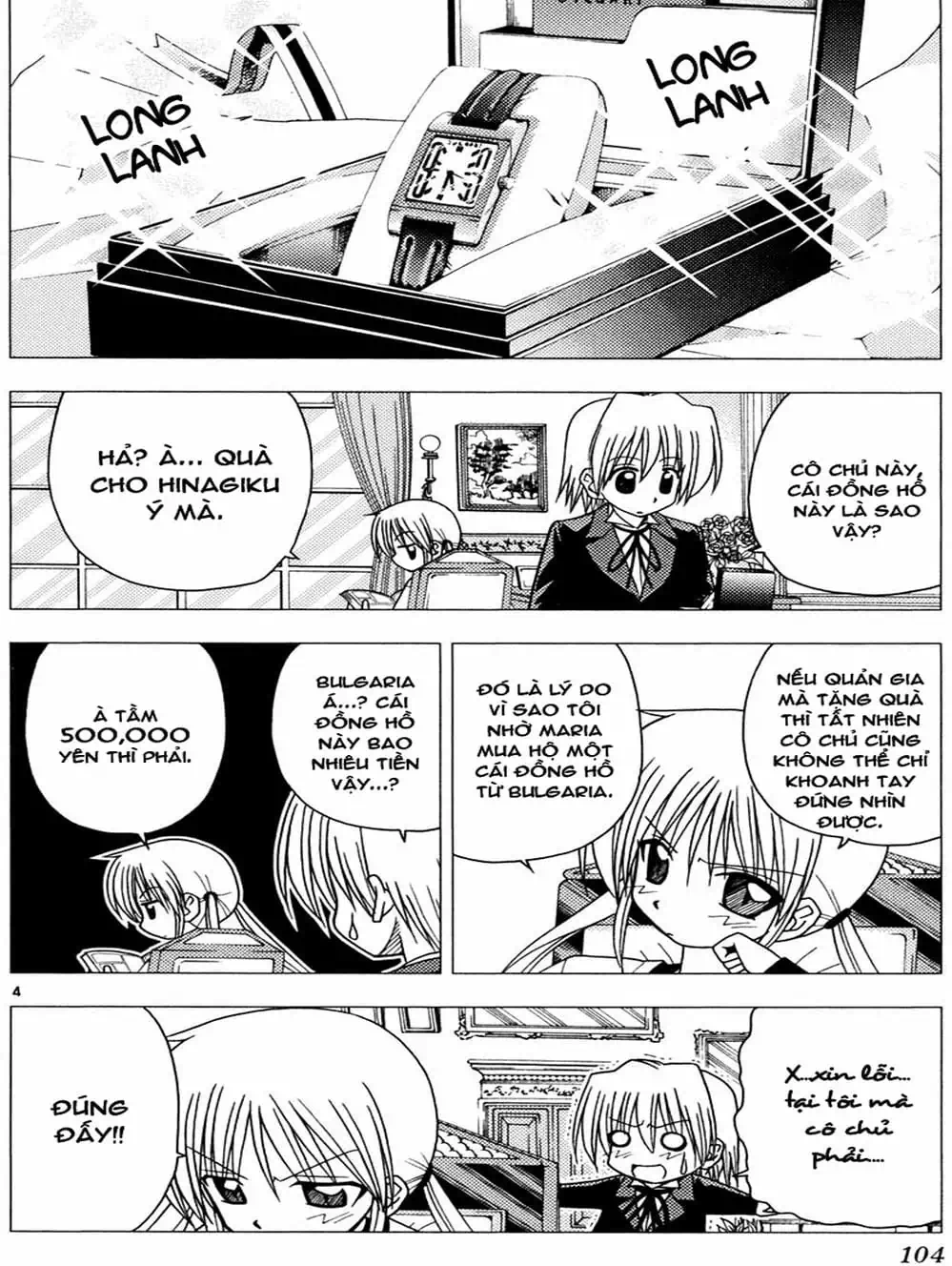 Truyện Tranh Chàng Quản Gia - Hayate No Gotoku trang 4