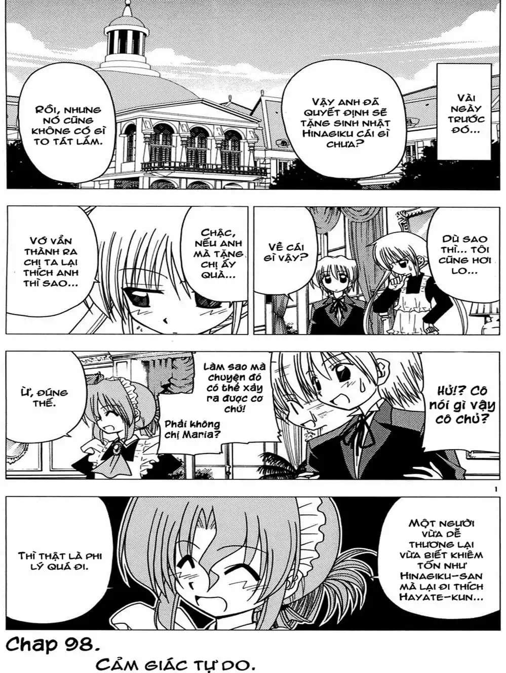 Truyện Tranh Chàng Quản Gia - Hayate No Gotoku trang 4