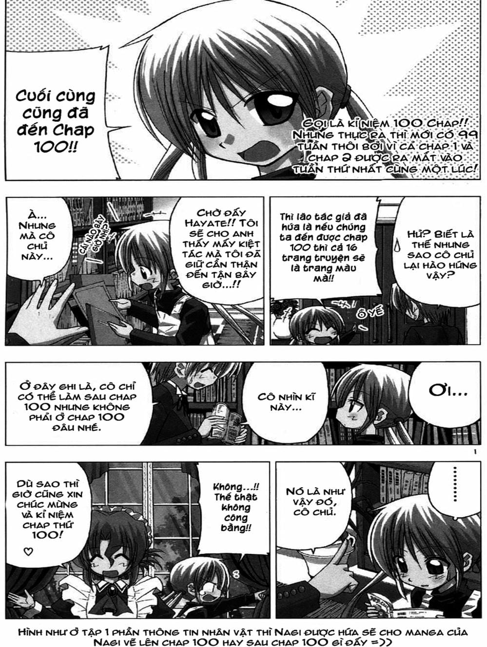 Truyện Tranh Chàng Quản Gia - Hayate No Gotoku trang 4