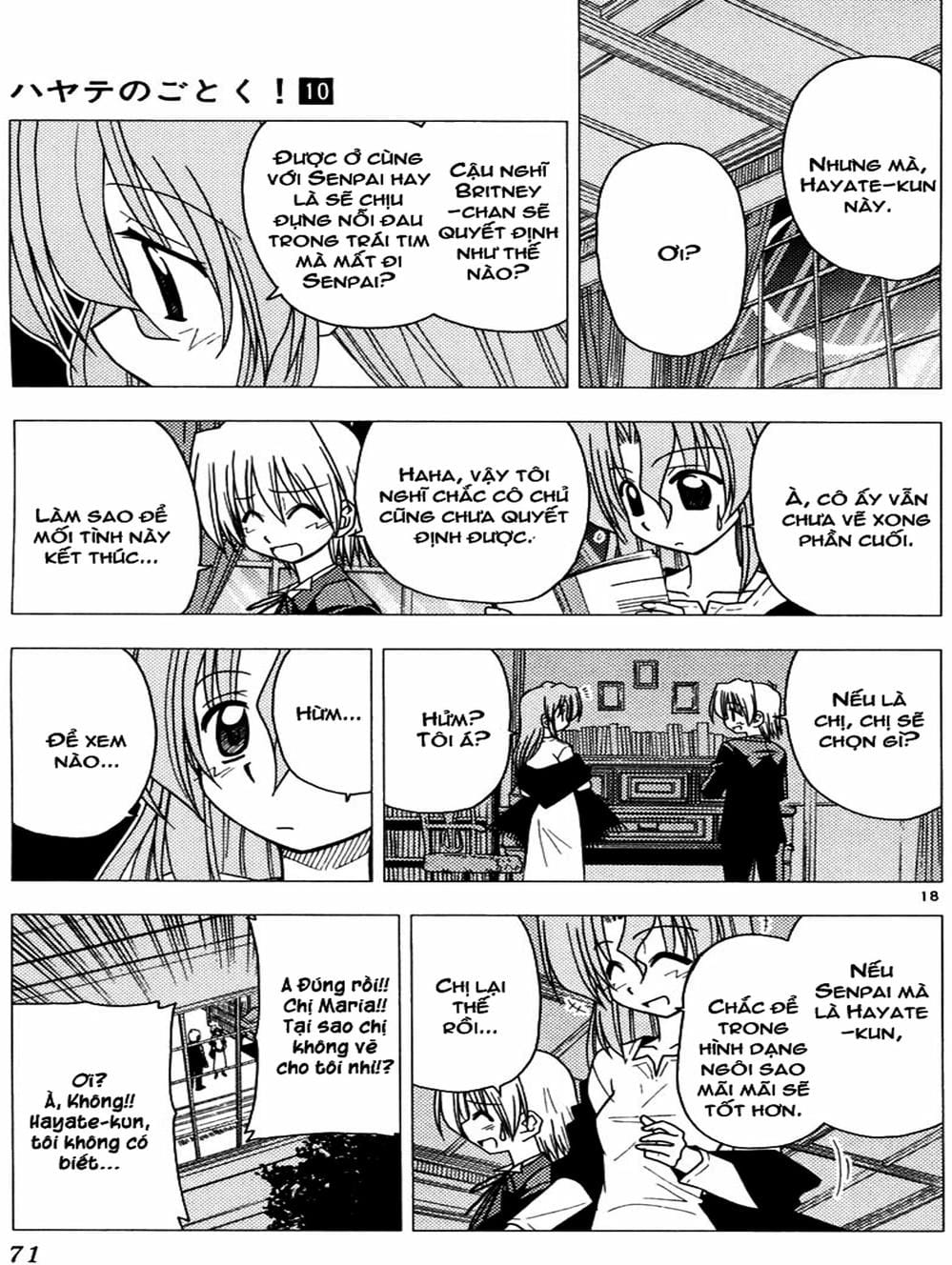 Truyện Tranh Chàng Quản Gia - Hayate No Gotoku trang 4