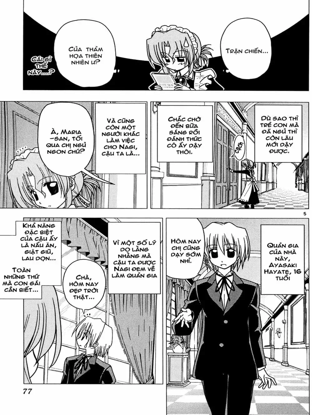 Truyện Tranh Chàng Quản Gia - Hayate No Gotoku trang 4