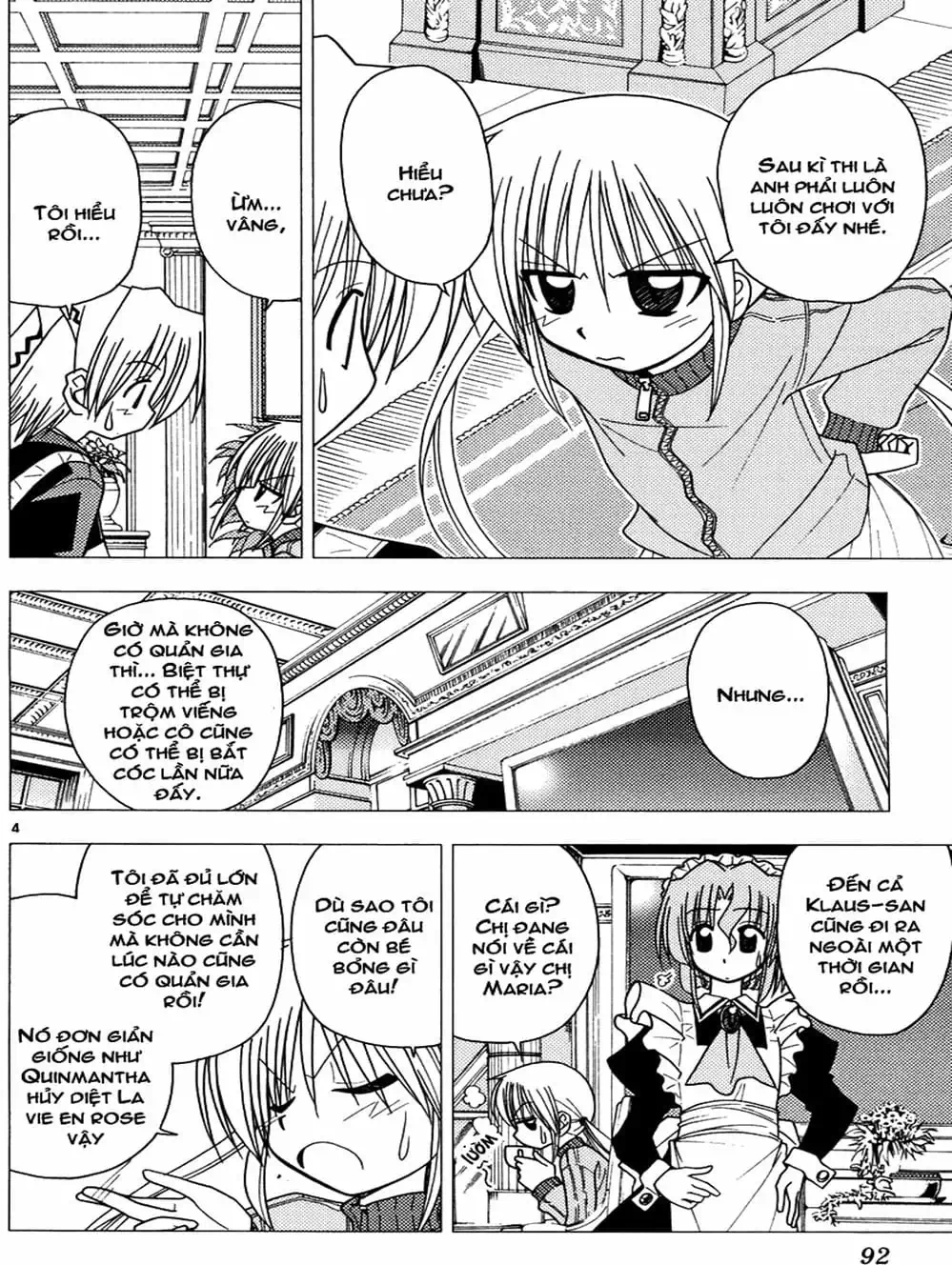Truyện Tranh Chàng Quản Gia - Hayate No Gotoku trang 4