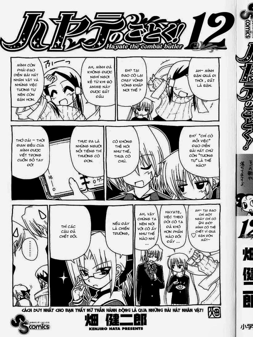 Truyện Tranh Chàng Quản Gia - Hayate No Gotoku trang 4