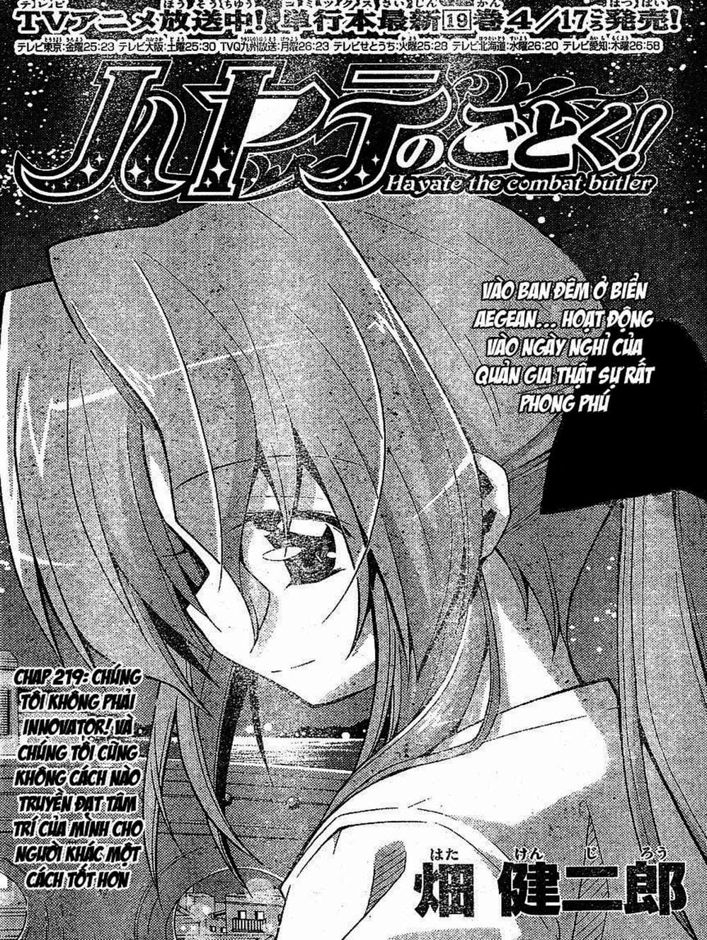 Truyện Tranh Chàng Quản Gia - Hayate No Gotoku trang 4