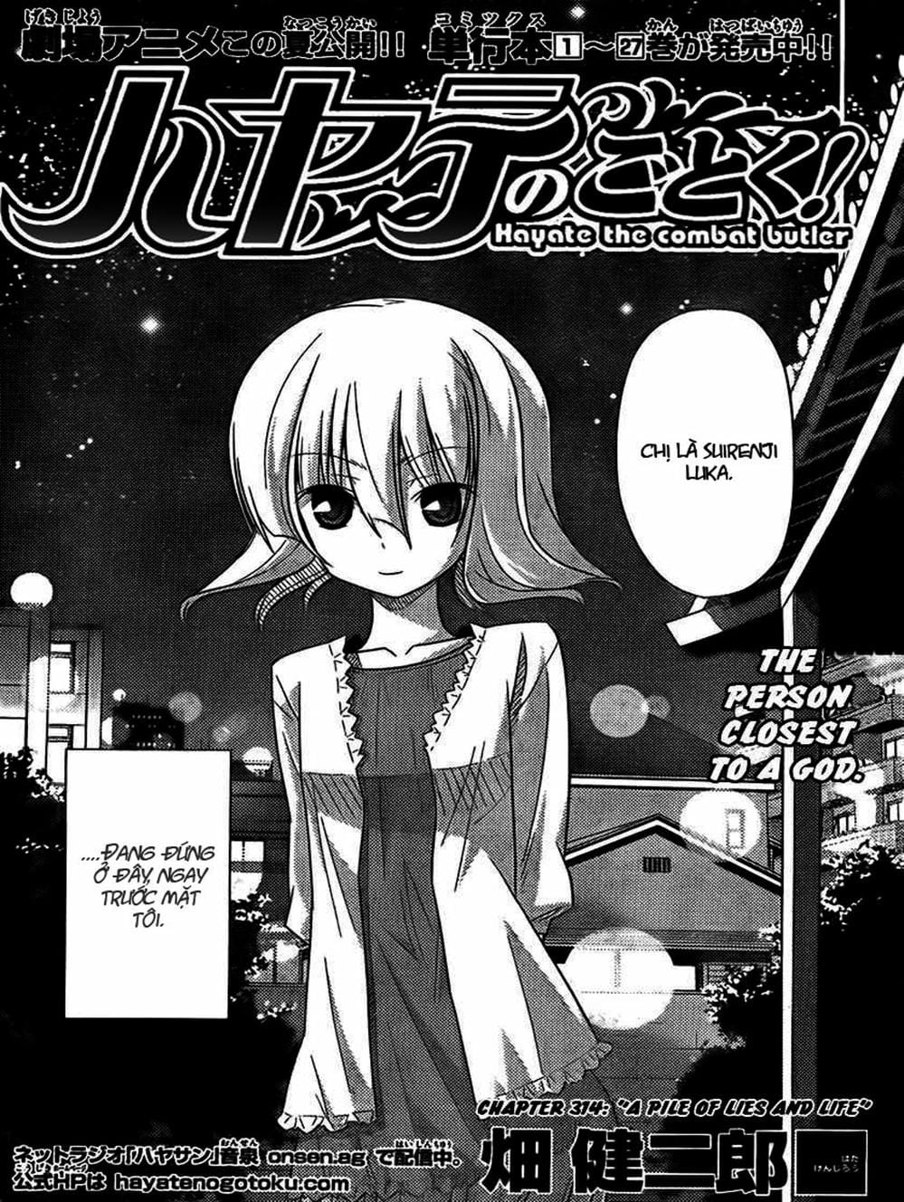 Truyện Tranh Chàng Quản Gia - Hayate No Gotoku trang 4