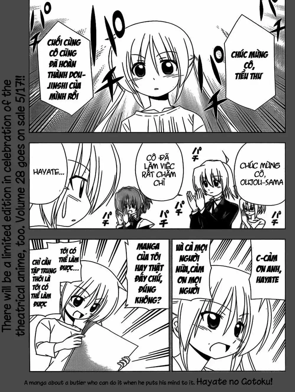Truyện Tranh Chàng Quản Gia - Hayate No Gotoku trang 4
