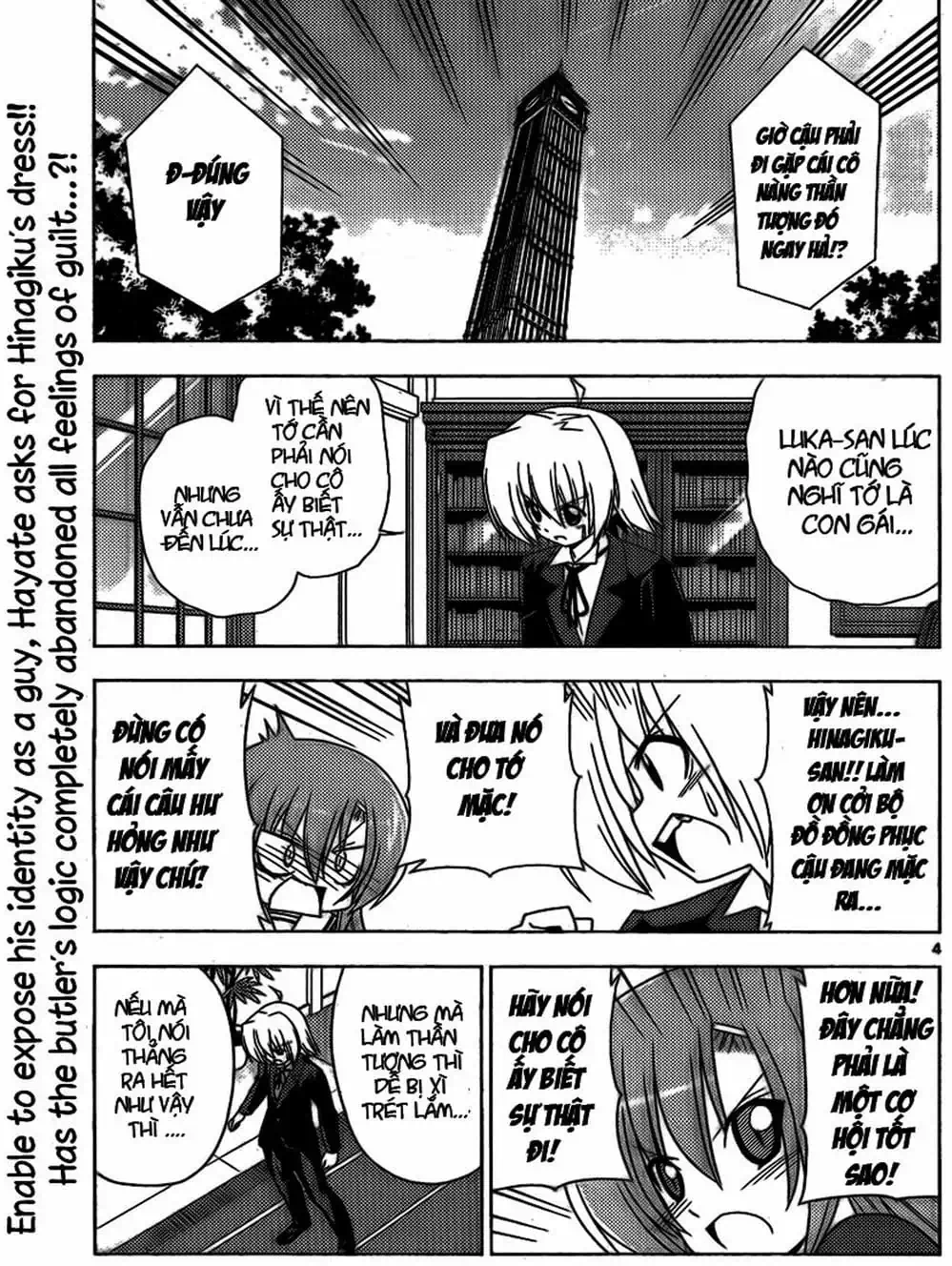 Truyện Tranh Chàng Quản Gia - Hayate No Gotoku trang 4