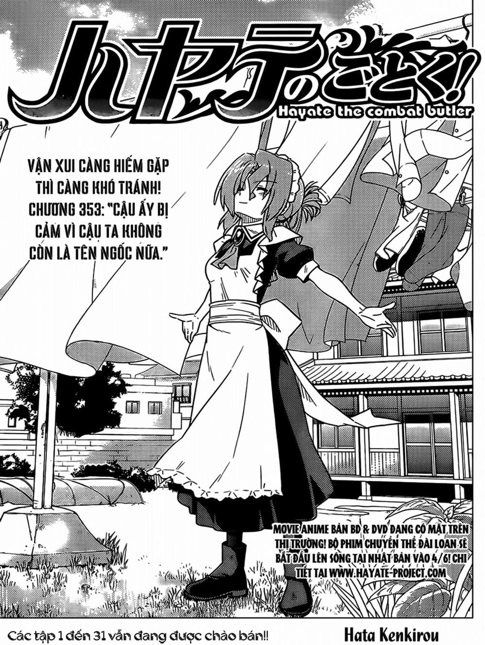 Truyện Tranh Chàng Quản Gia - Hayate No Gotoku trang 4