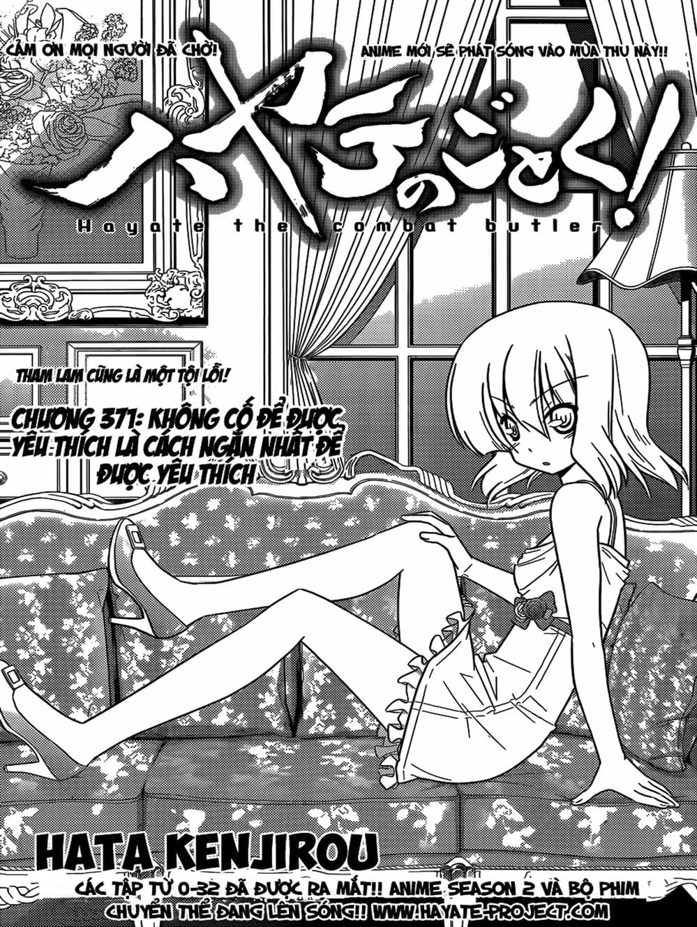 Truyện Tranh Chàng Quản Gia - Hayate No Gotoku trang 4