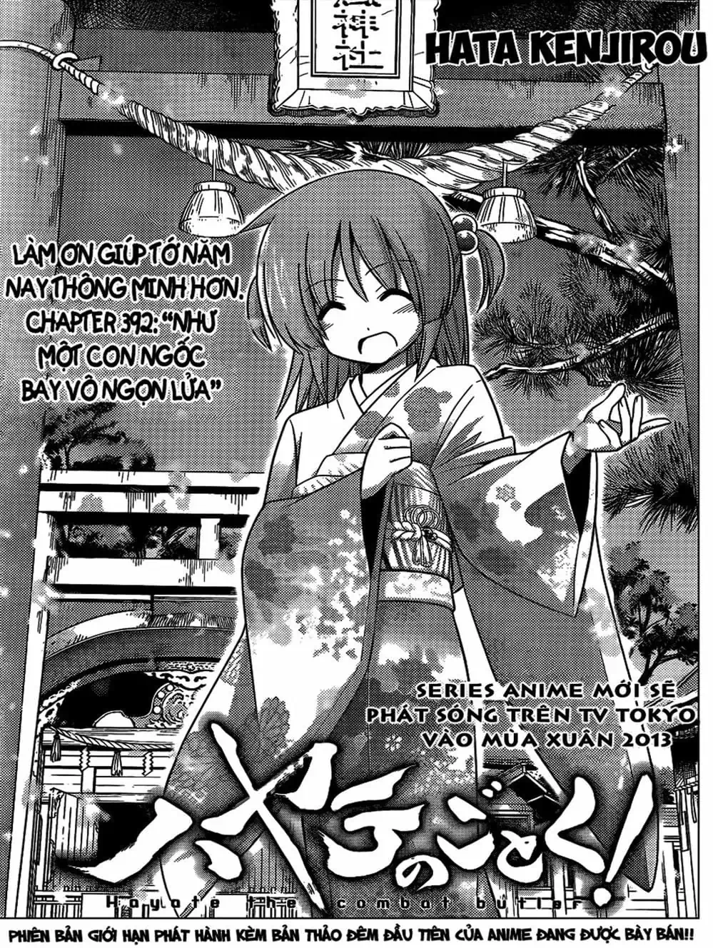 Truyện Tranh Chàng Quản Gia - Hayate No Gotoku trang 4