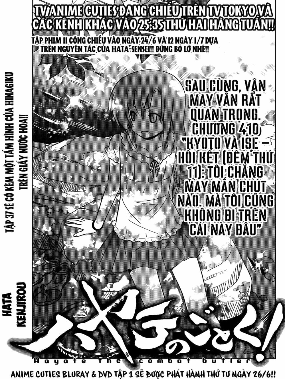 Truyện Tranh Chàng Quản Gia - Hayate No Gotoku trang 4