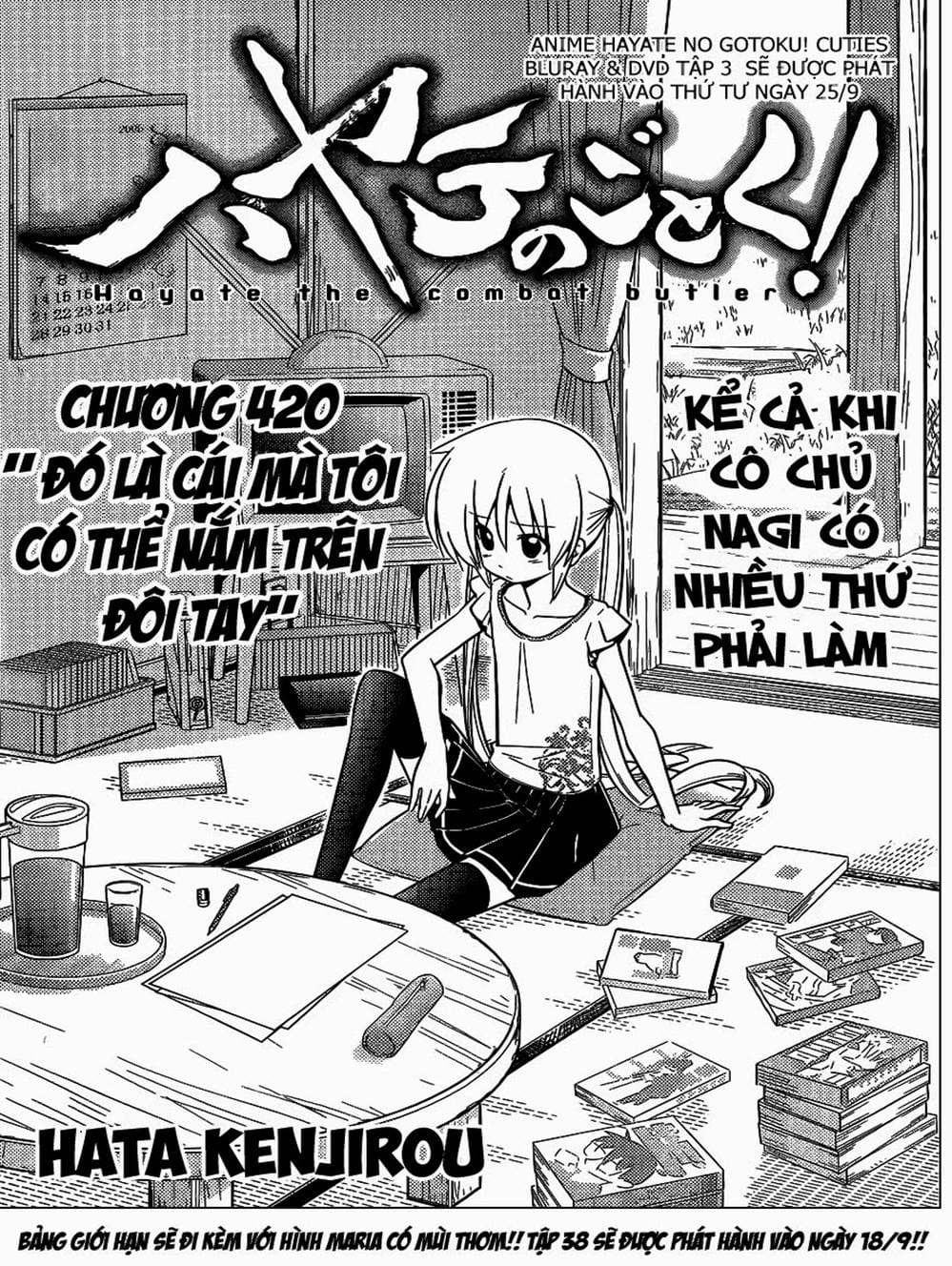 Truyện Tranh Chàng Quản Gia - Hayate No Gotoku trang 4