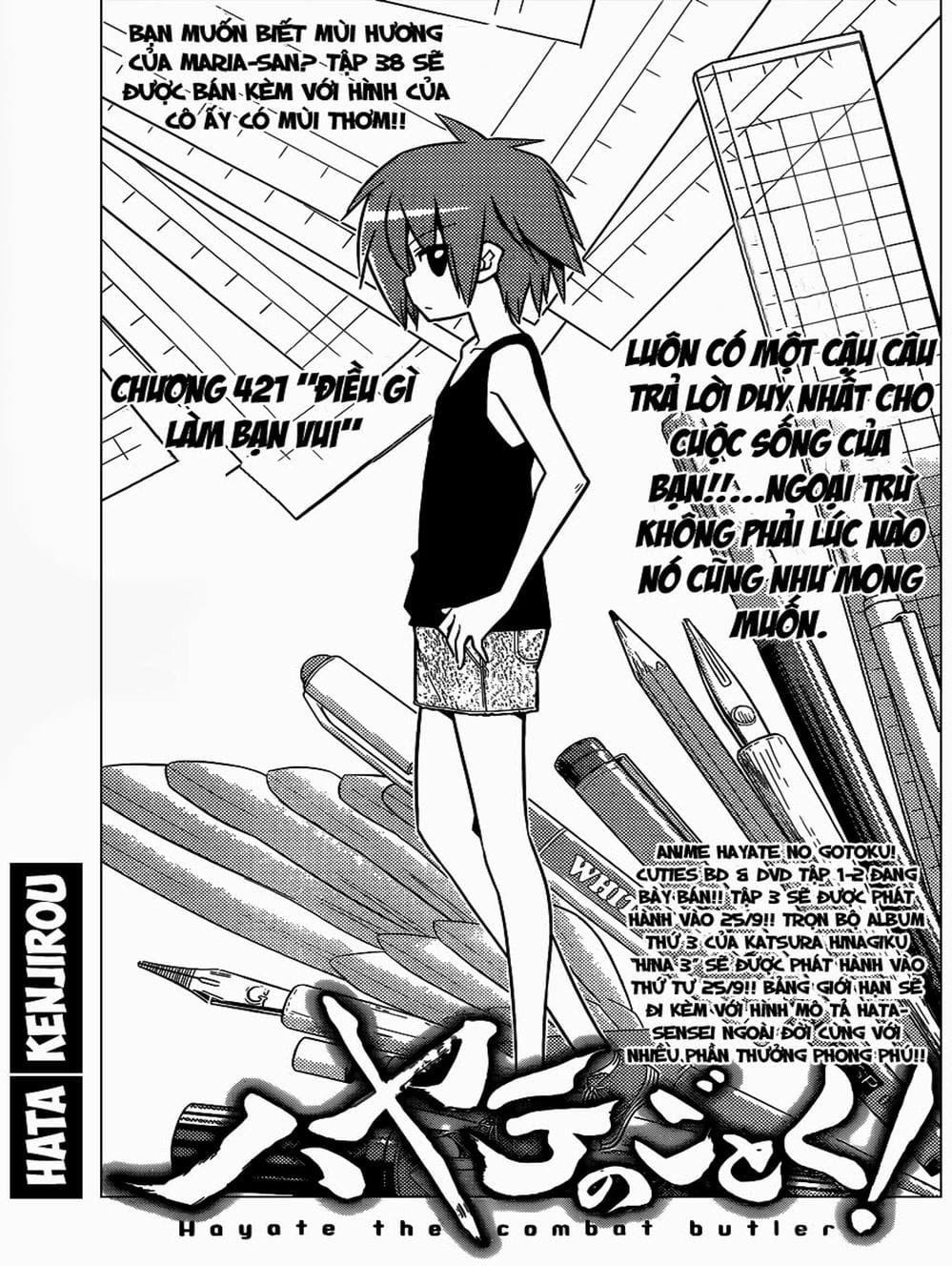 Truyện Tranh Chàng Quản Gia - Hayate No Gotoku trang 4