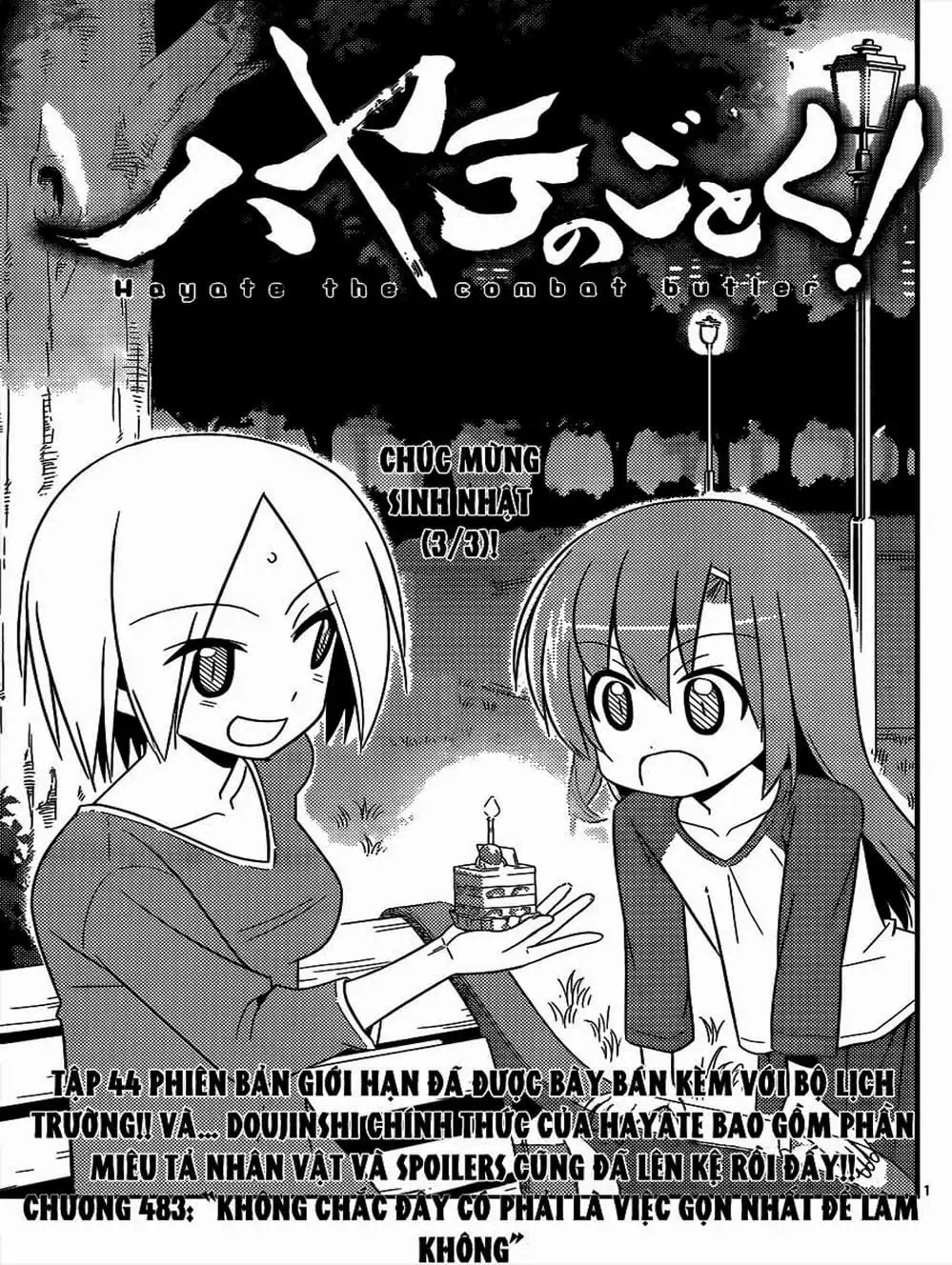 Truyện Tranh Chàng Quản Gia - Hayate No Gotoku trang 4