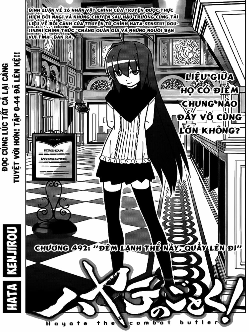 Truyện Tranh Chàng Quản Gia - Hayate No Gotoku trang 4