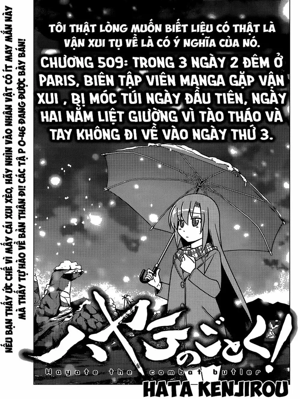 Truyện Tranh Chàng Quản Gia - Hayate No Gotoku trang 4