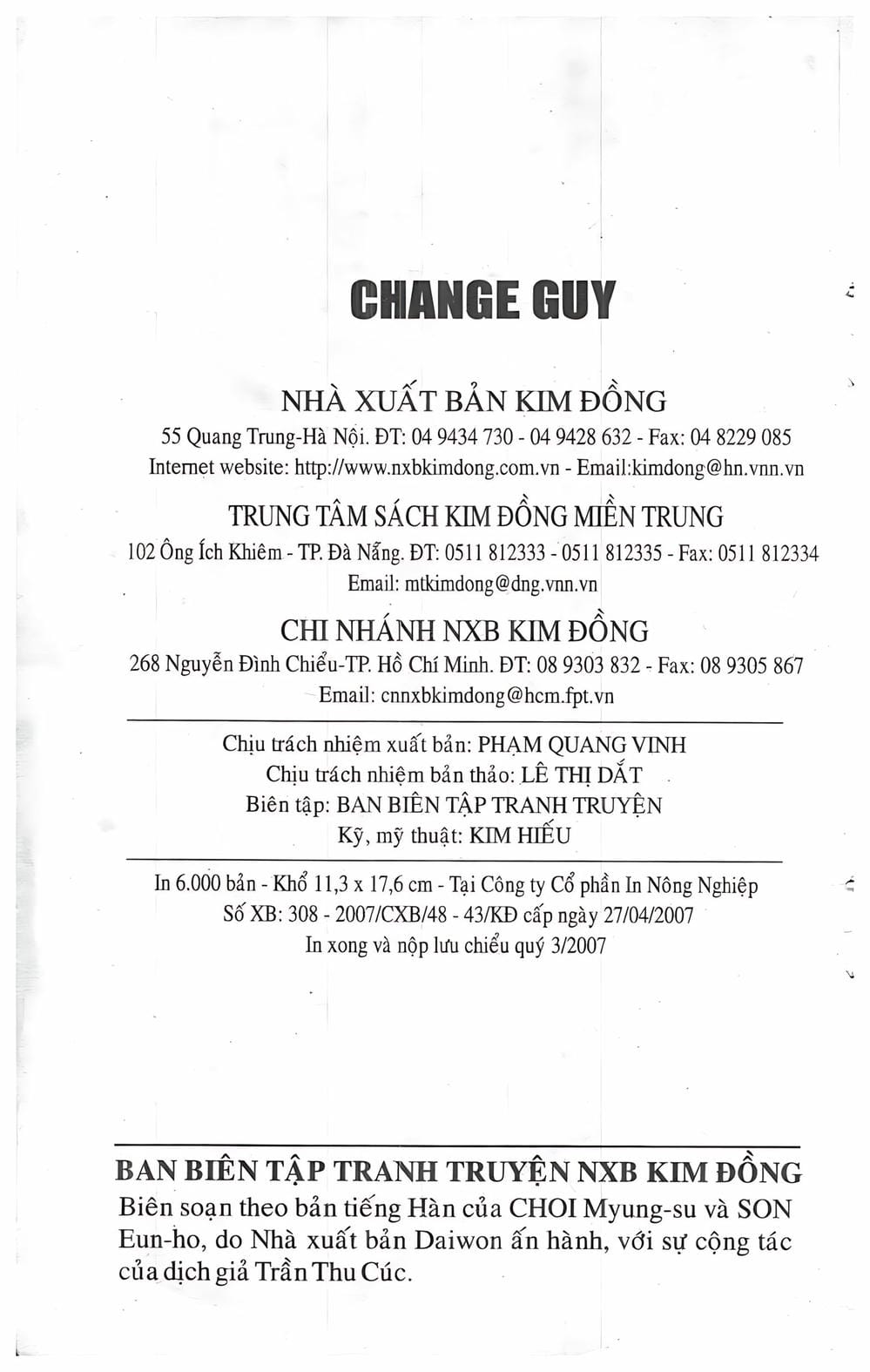 Truyện Tranh Change Guy trang 3