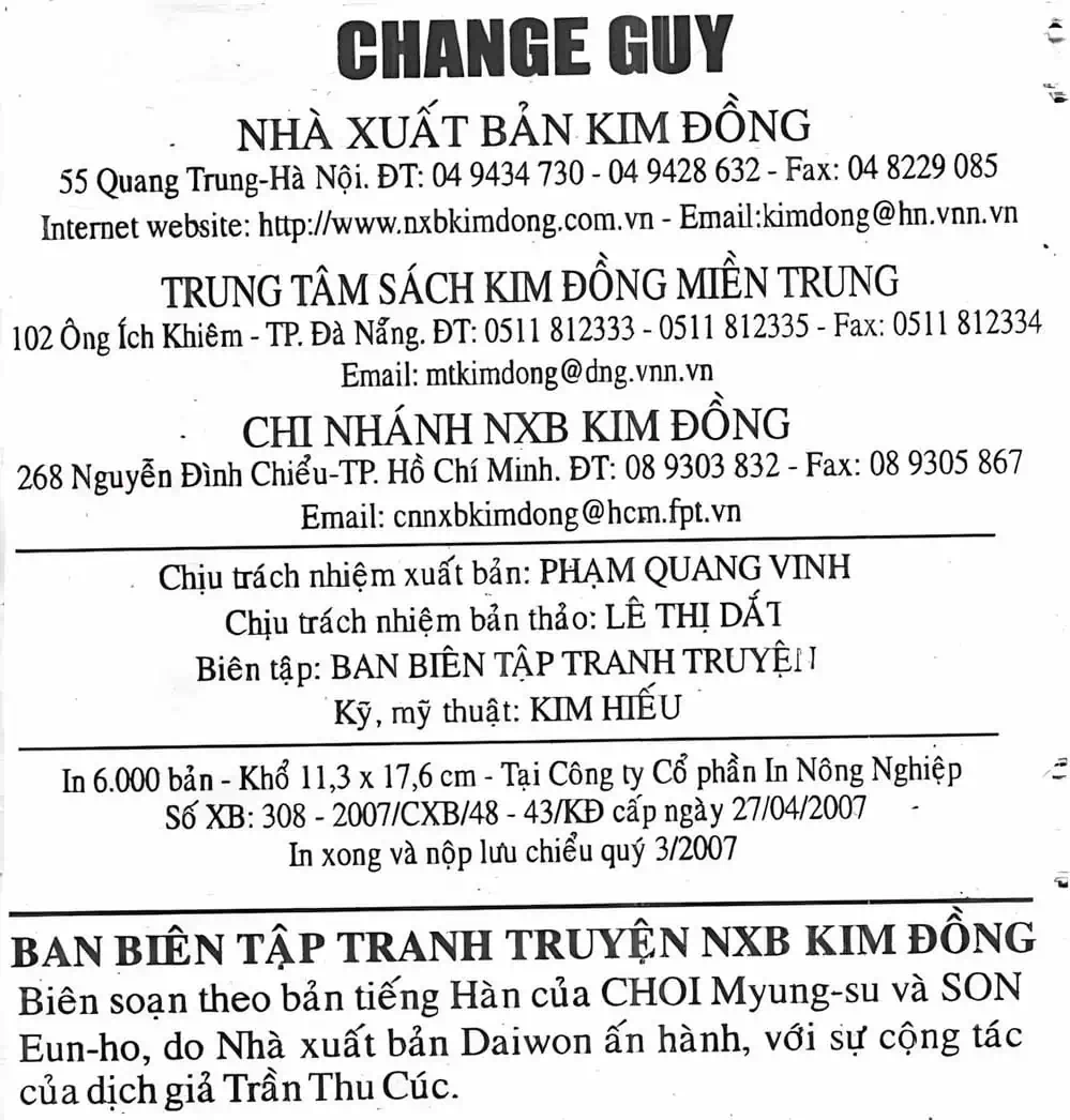 Truyện Tranh Change Guy trang 3