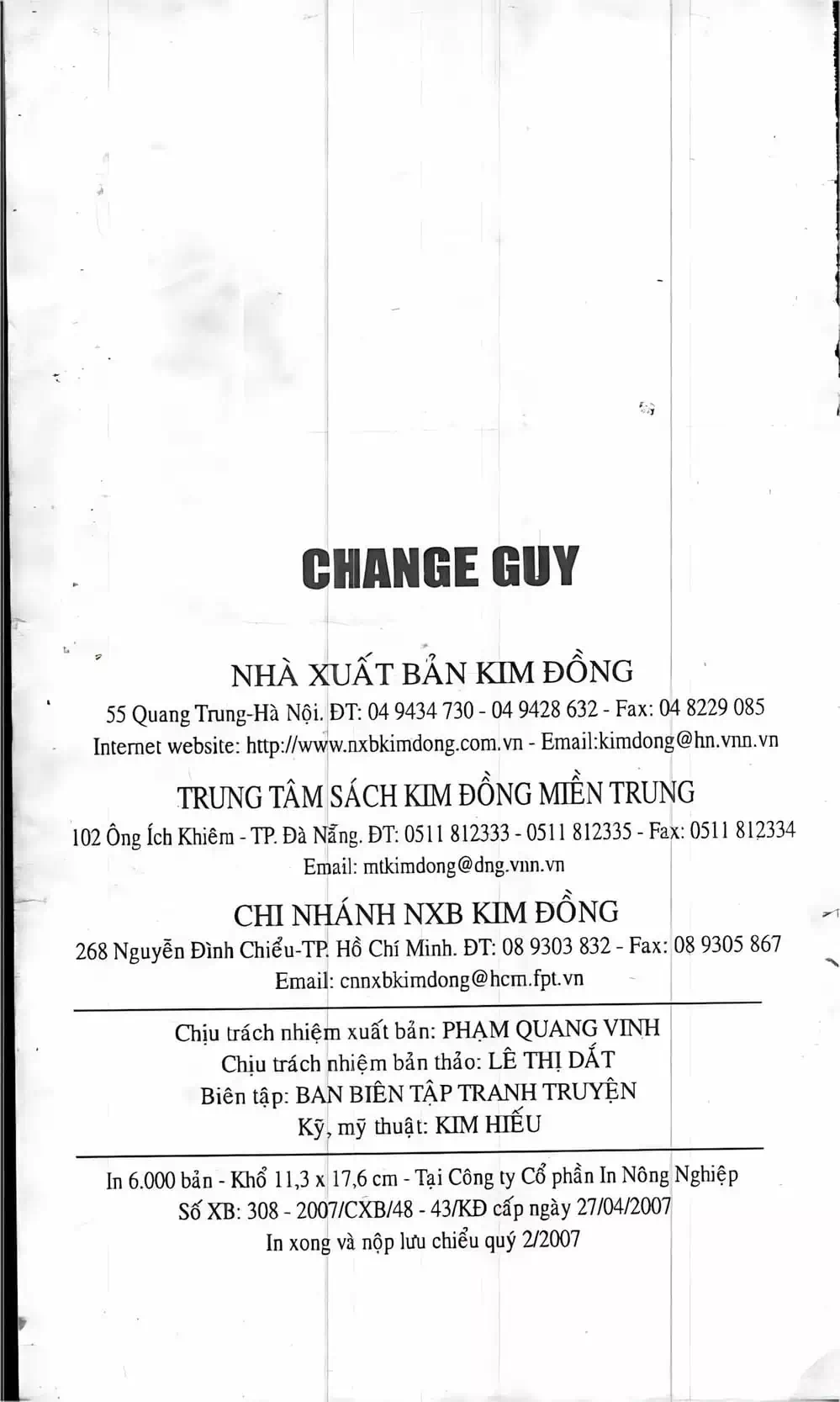Truyện Tranh Change Guy trang 3