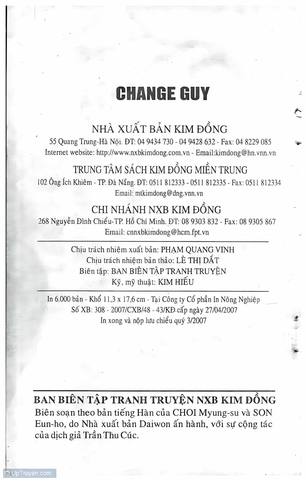 Truyện Tranh Change Guy trang 3