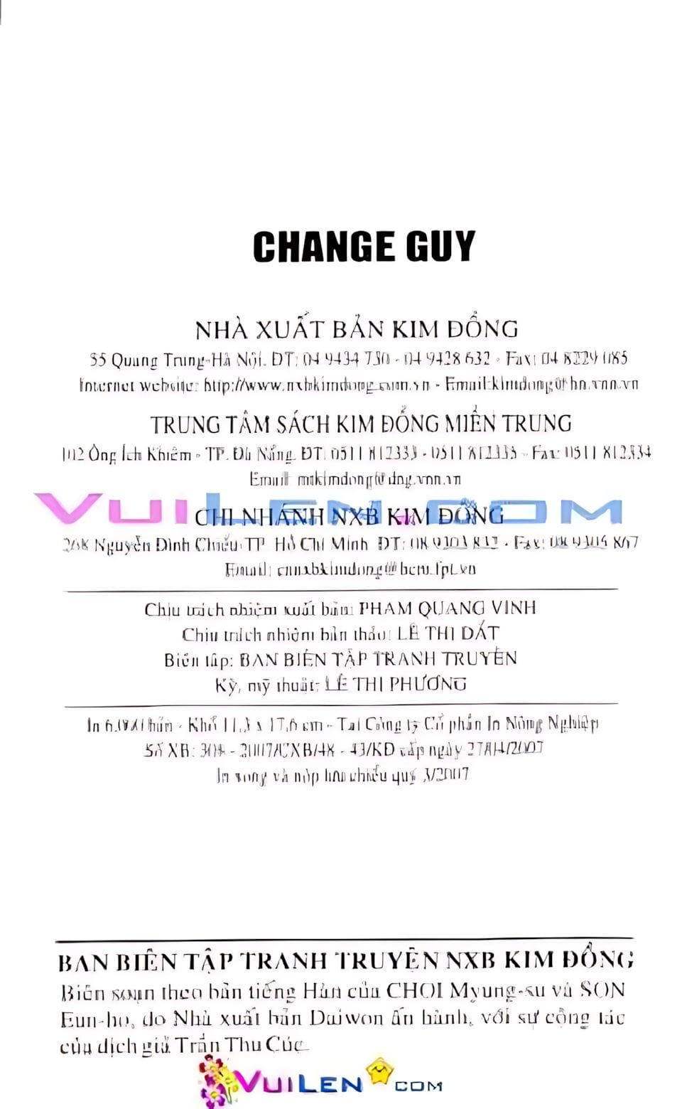 Truyện Tranh Change Guy trang 3