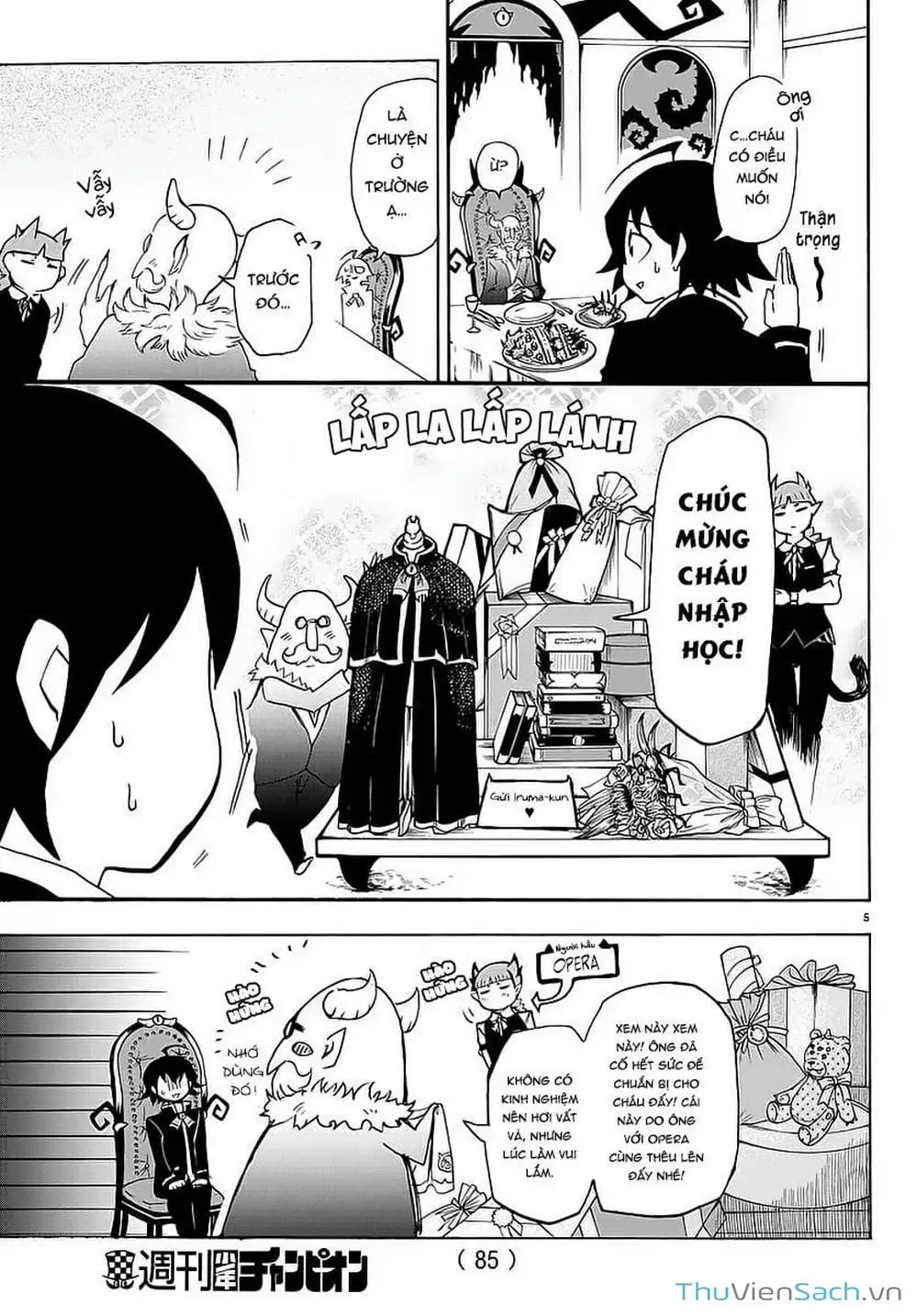 Truyện Tranh Chào Mừng Cậu Đến Trường Iruma-Kun trang 7