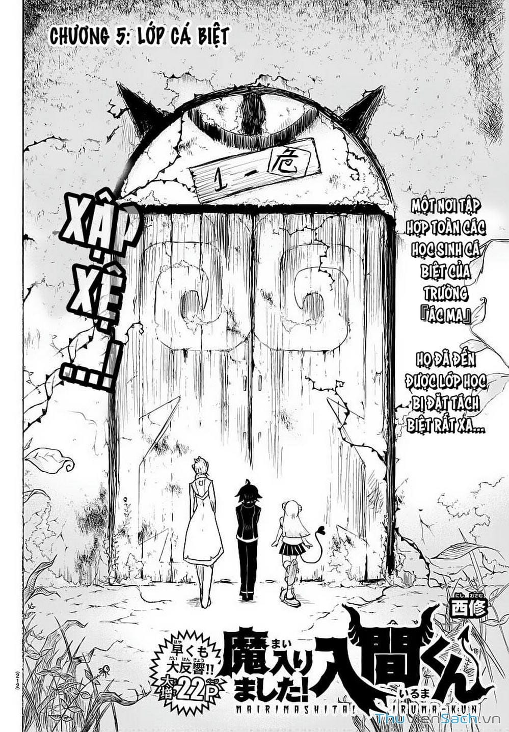 Truyện Tranh Chào Mừng Cậu Đến Trường Iruma-Kun trang 7