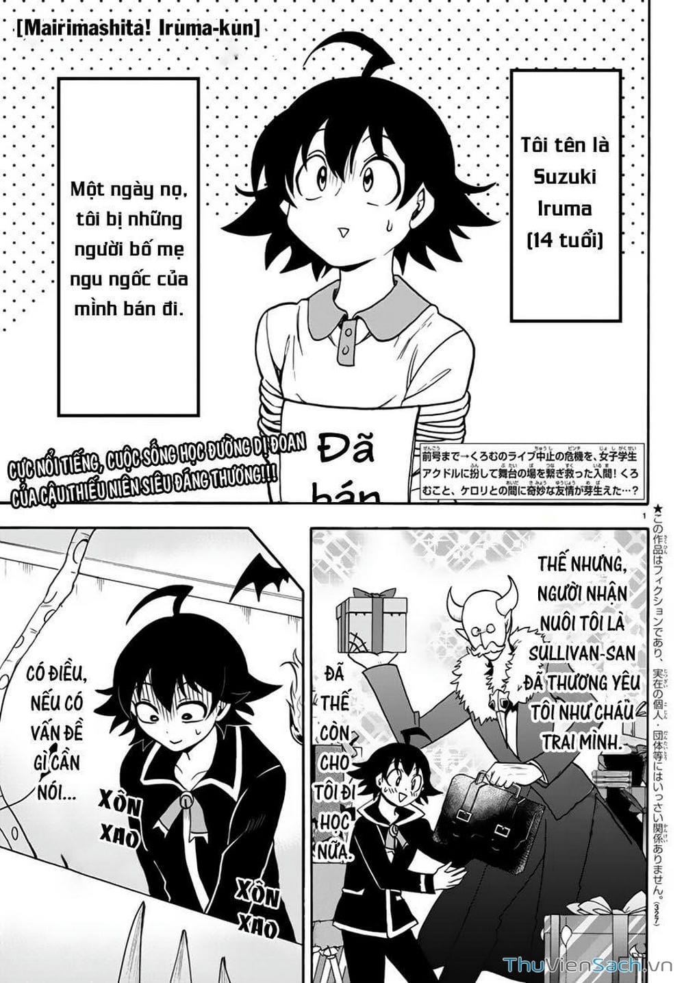 Truyện Tranh Chào Mừng Cậu Đến Trường Iruma-Kun trang 7