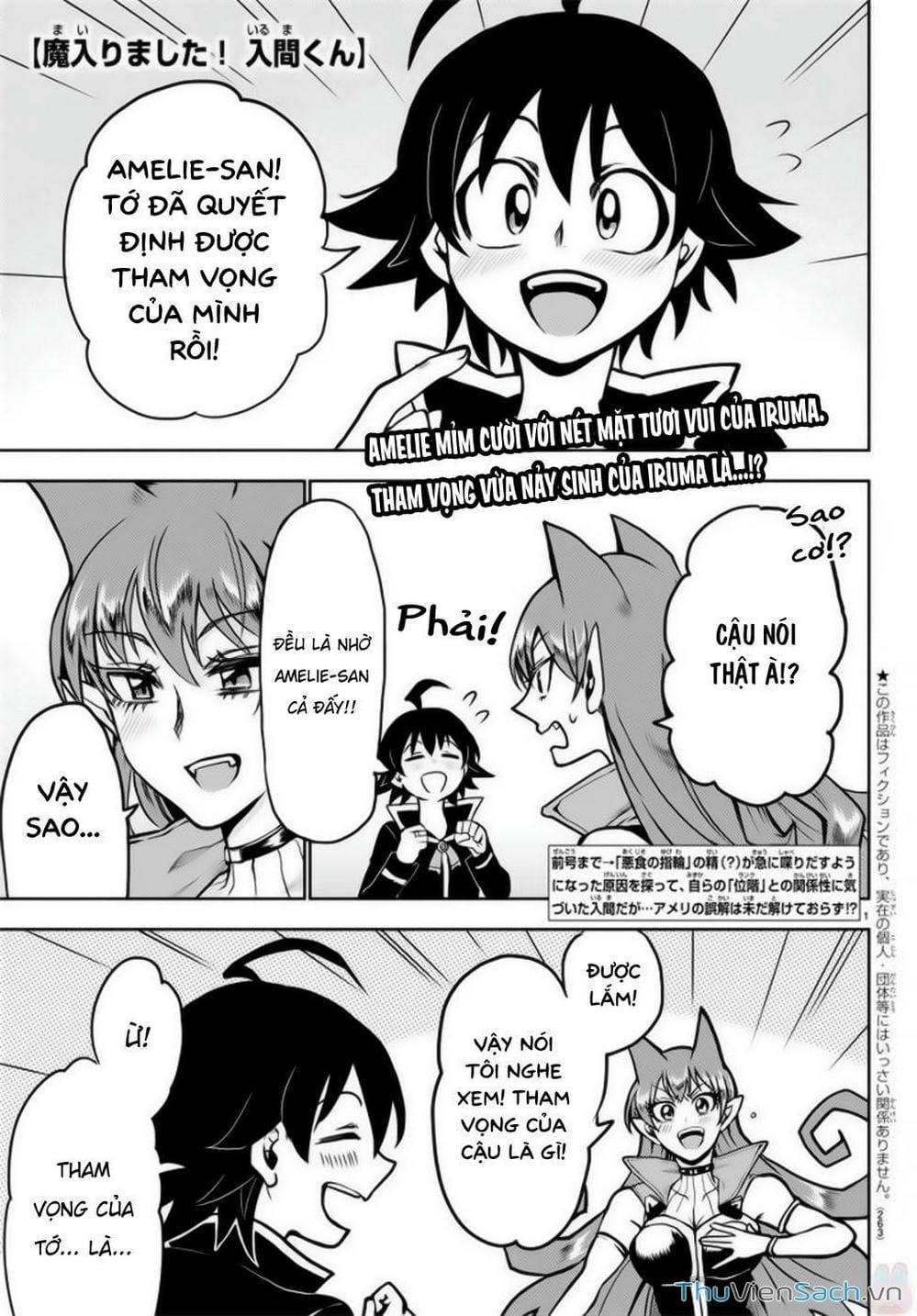 Truyện Tranh Chào Mừng Cậu Đến Trường Iruma-Kun trang 7