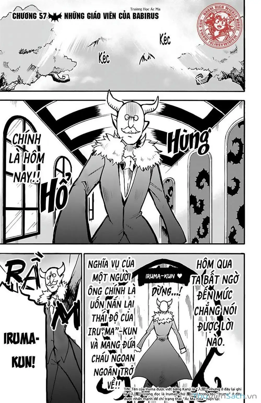 Truyện Tranh Chào Mừng Cậu Đến Trường Iruma-Kun trang 7