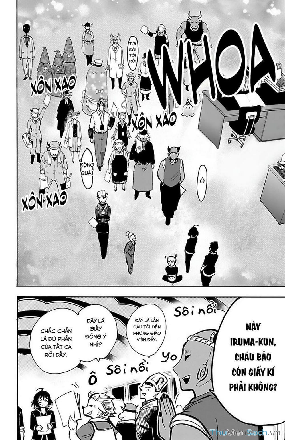 Truyện Tranh Chào Mừng Cậu Đến Trường Iruma-Kun trang 7