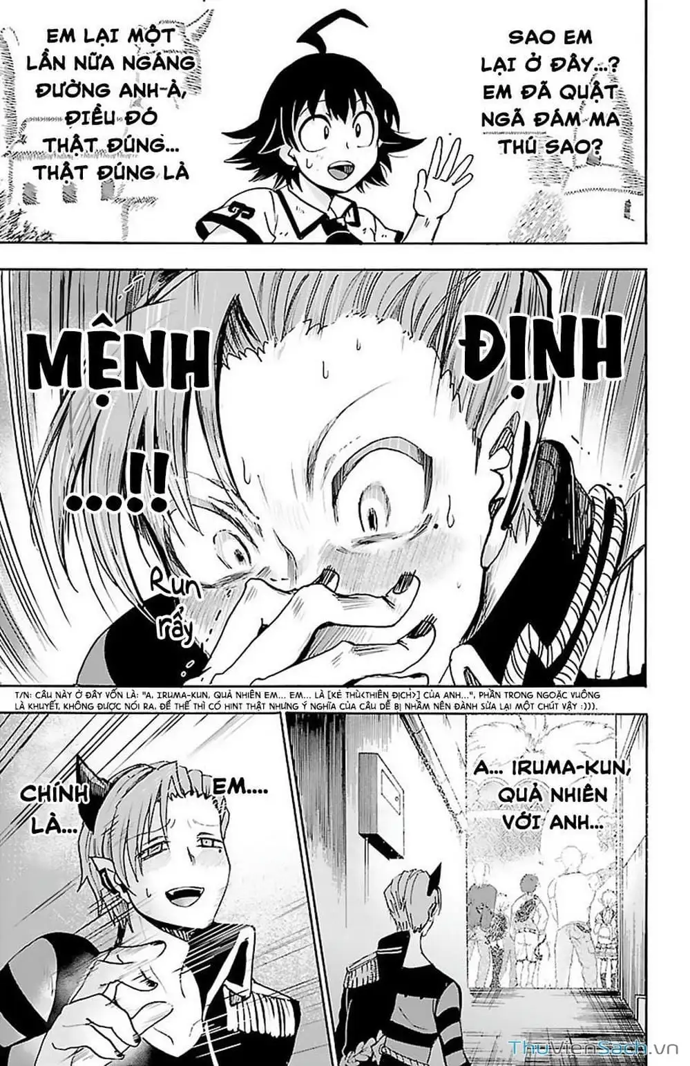 Truyện Tranh Chào Mừng Cậu Đến Trường Iruma-Kun trang 7