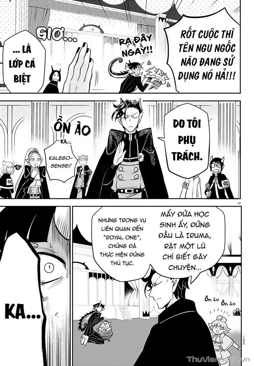 Truyện Tranh Chào Mừng Cậu Đến Trường Iruma-Kun trang 7