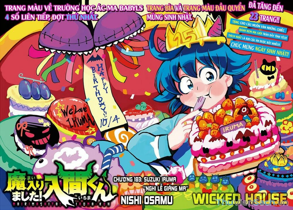 Truyện Tranh Chào Mừng Cậu Đến Trường Iruma-Kun trang 7