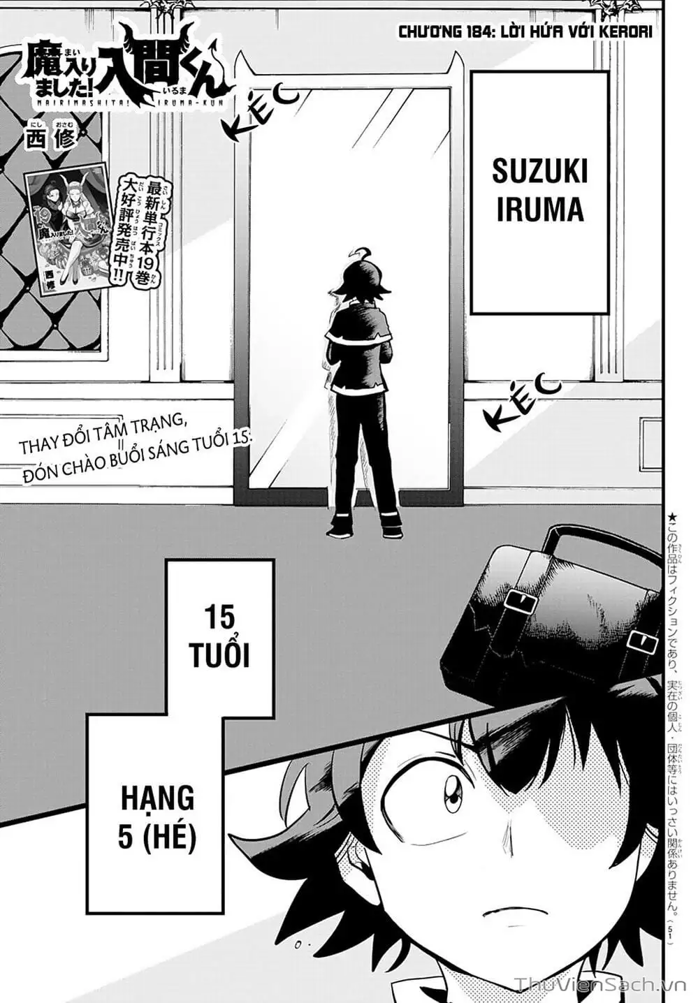 Truyện Tranh Chào Mừng Cậu Đến Trường Iruma-Kun trang 7